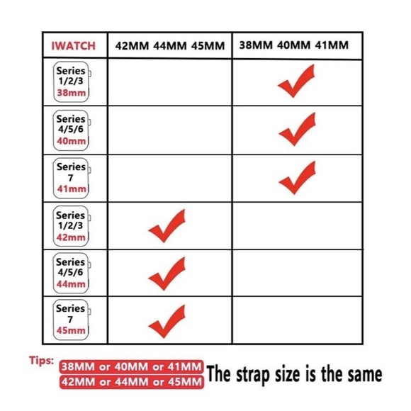 For Apple iWatch Series-Metal Stainless Steel Bands Rainbow & Pink (1) Set of 2 - Picture 10 of 10